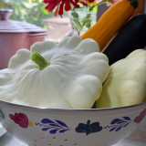 'White Flying Saucer' Gourd Seeds - High Yield, Compact Growth, Dual-Purpose Edible & Ornamental Variety