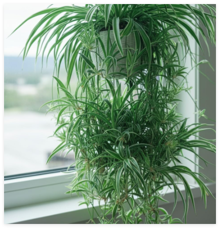 3 Spider Plants Cut Rooted Live Plants – Indoor Air Purifying Houseplants