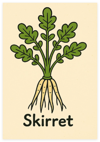 Skirret (Sium sisarum) – Rare Heirloom Perennial Root Vegetable Seeds