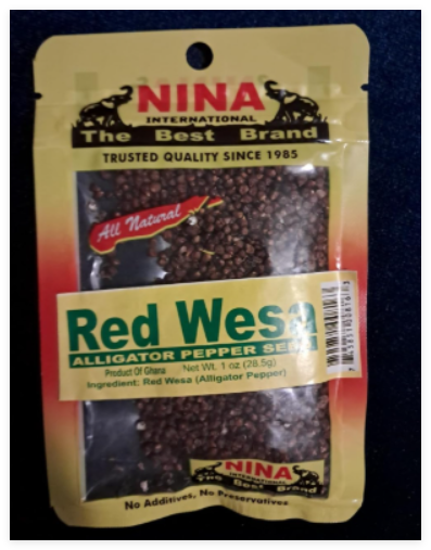 Red Wesa (Alligator Pepper Seed) Seeds