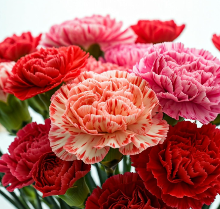 Carnation Double Mix Seeds – Rare Dianthus, Mixed Color Double Blooms