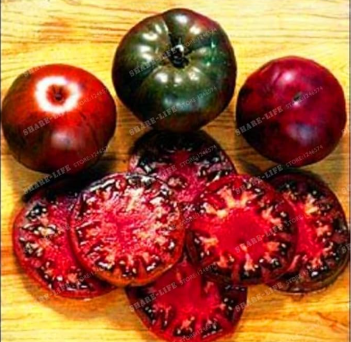 Rare Black Krim Tomato Seeds Russian Heirloom Organic Vegetable Fruit