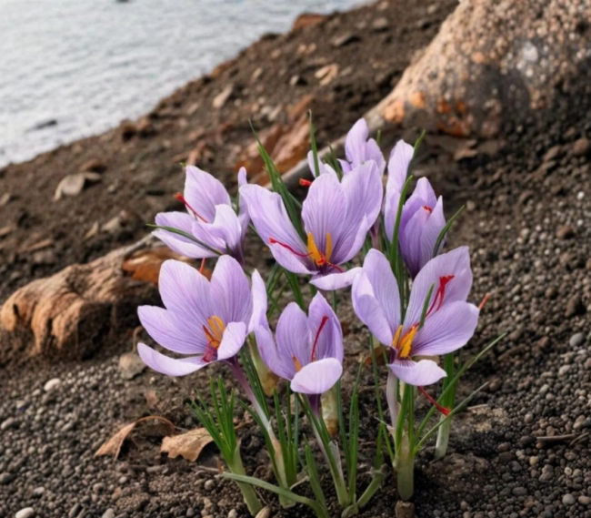 Saffron Crocus Seeds | Crocus sativus | Fall Blooming Purple Ornamental Garden Plant