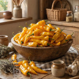 Sugar Peach Pepper Seeds | Capsicum chinense | Peach Apricot Fruity Aroma Medium Mild Pepper