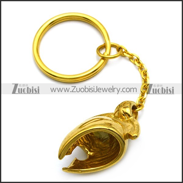 Gold Plating Spartan Warrior Keyring  k000005
