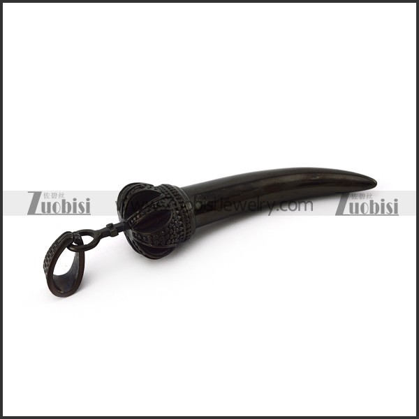 Black Stainless Steel Horn p005537