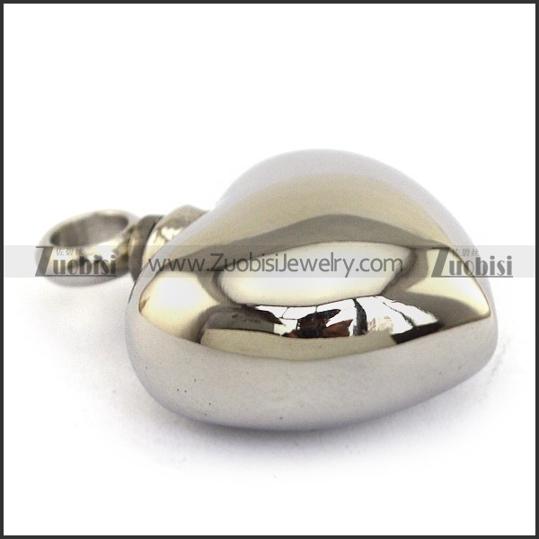 3D Heart Perfume Bottles Charm P003802