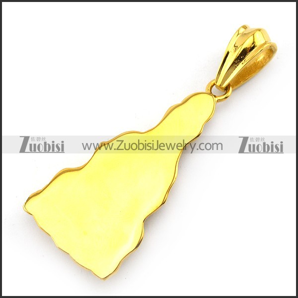 Gold Plated Bodhisattva Pendant p004925