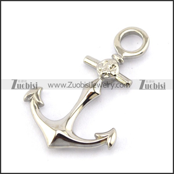 High Polishing Steel Anchor Pendant p004885
