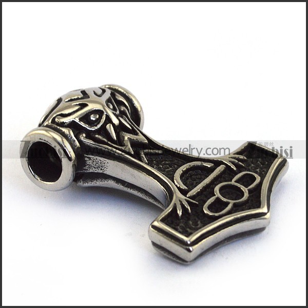 Stainless Steel Mjolnir Pendant p003472