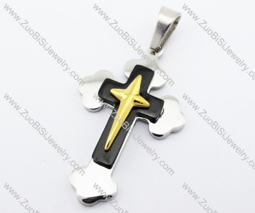 Stainless Steel Cross pendant - JP380022