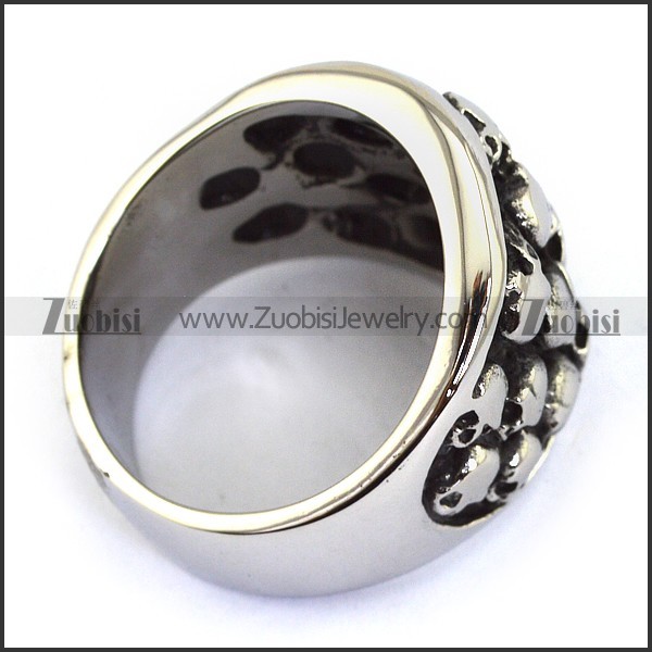 Stainless Steel Skull Ring - JR350069