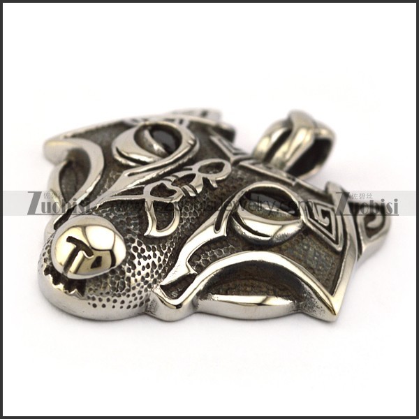 Stainless Steel Viking Wolf Pendant p005877