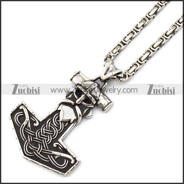No Horns Viking Pendant p004231