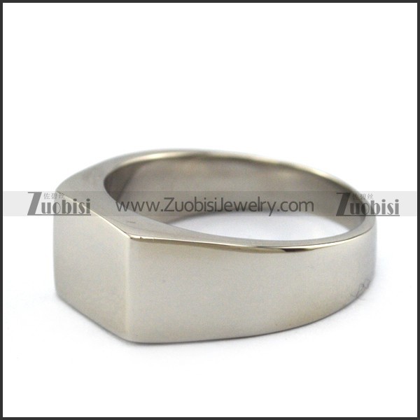 blank signet ring for lasering your wanted logos r004693