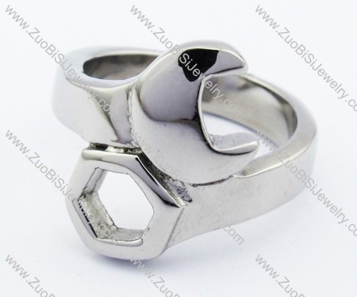 Stainless Steel Spanner Ring -JR330007