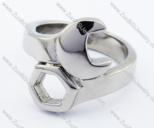 Stainless Steel Spanner Ring -JR330007