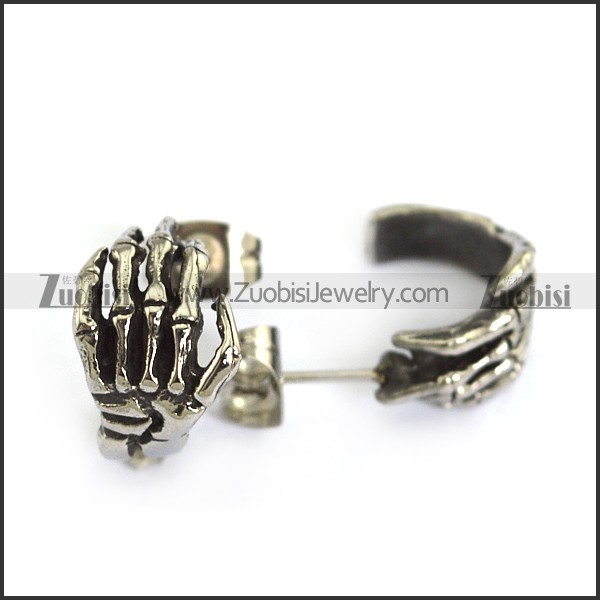 Steel Ghostcrawler Earring e001236
