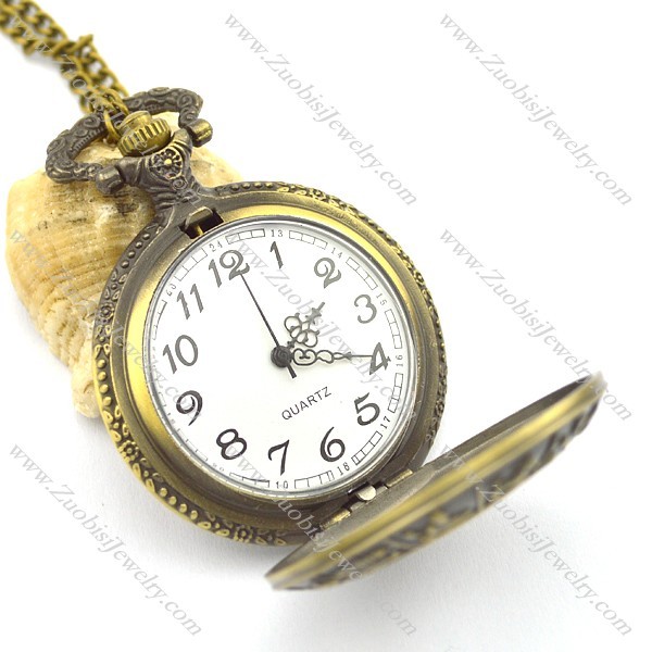 antique bronze twelve constellations pocket watch chain pw000406
