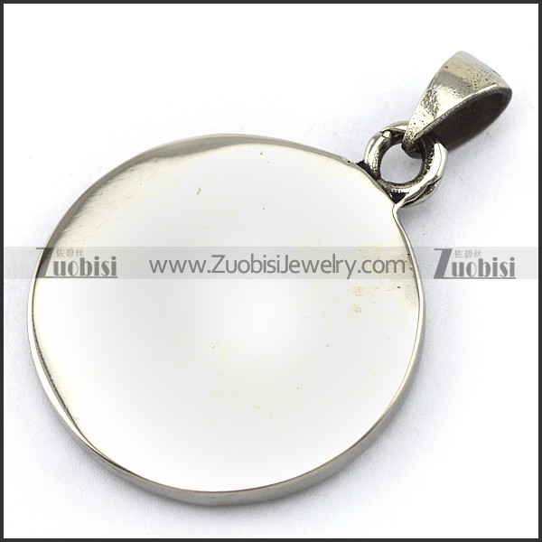 Vintage Style Solid Stainless Steel Oak Tree Pendant p003919