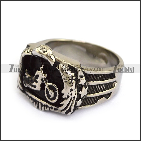 Stainless Steel Motorcycle Ring for Bikers -JR010200