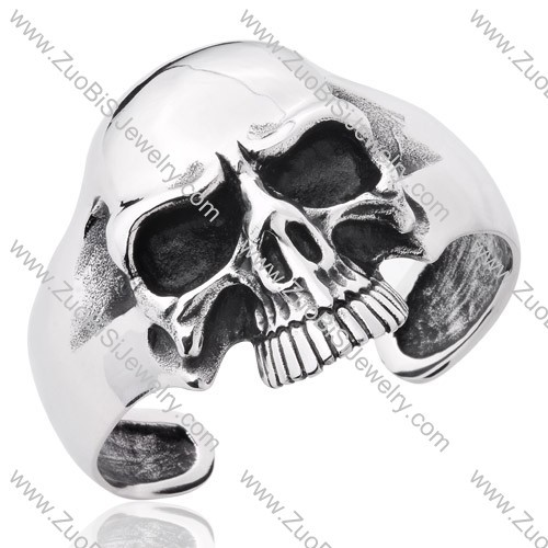 Heavy Skull Stainless Steel Bangles - JB350030