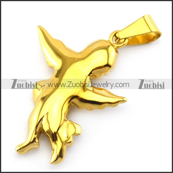 Little Angel Pendant in Gold Plating p004933