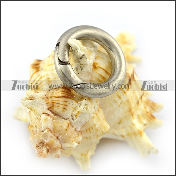 matt plain donut clasp in 1.8cm outside diameter a000282