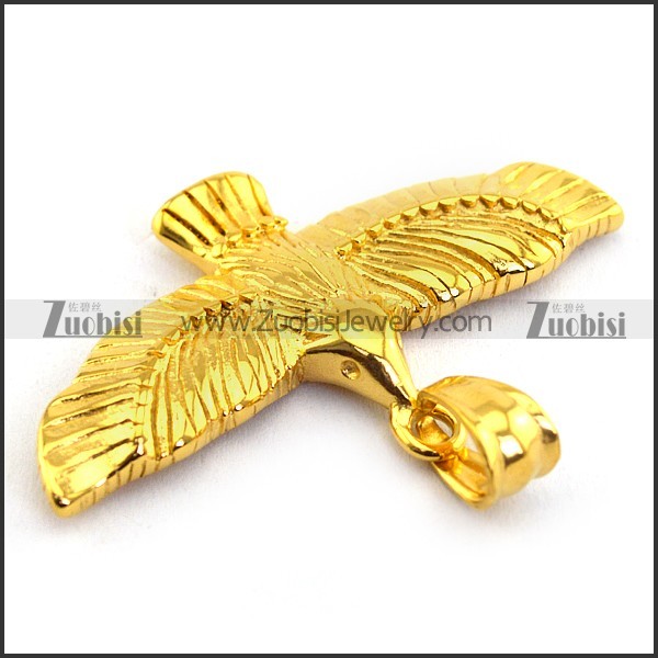 Stainless Steel Roc Pendant in Gold Tone p003367