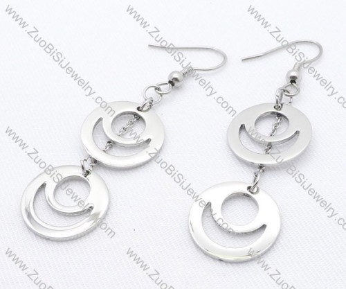 Sun and Moon Stainless Steel earring - JE050136