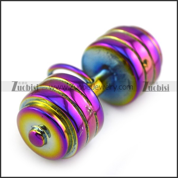 Colorful Tone Dumbbell Pendant p004901