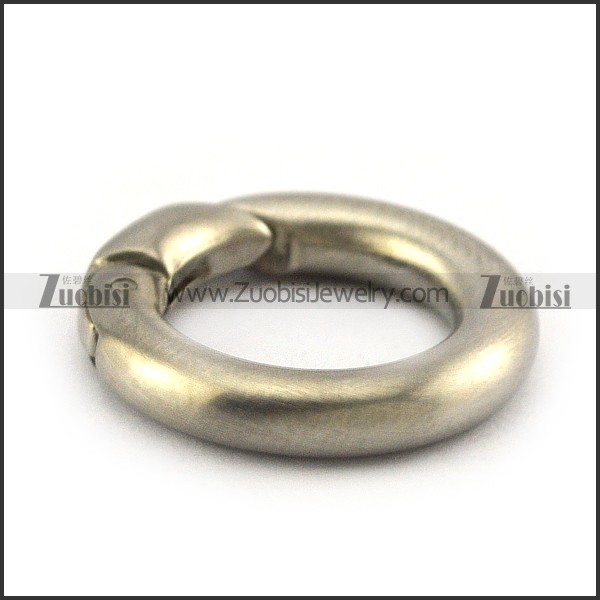matt plain donut clasp in 1.8cm outside diameter a000282