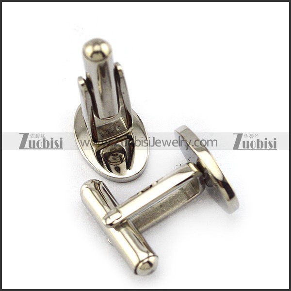 Stainless Steel Shell Cufflink for Gentlemen c000158