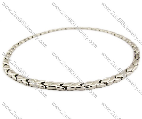 Stainless Steel Magnetic Necklace - JN250001