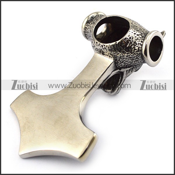 80MM Large Stainless Steel Wolf Hammer p003300