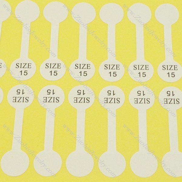 size labels for rings size 15 pa0034