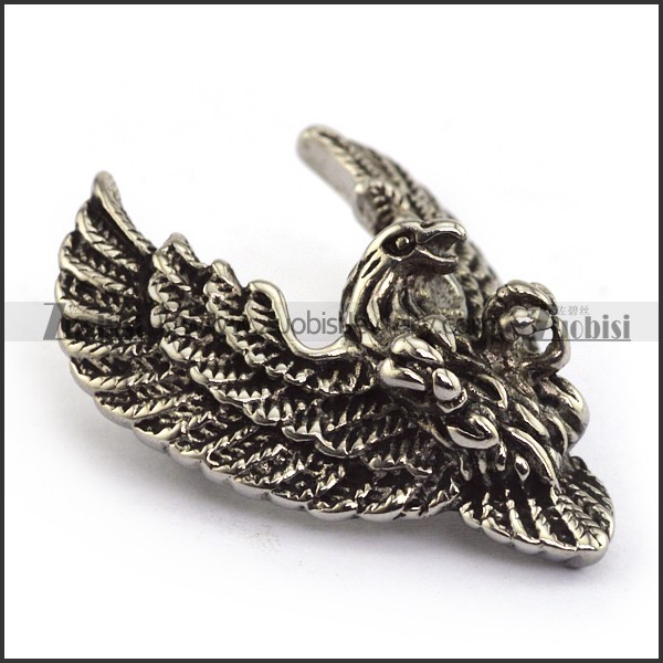 Stainless Steel Hawk Pendant-JP330045