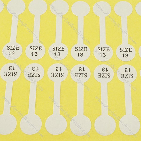 size labels for rings size 13 pa0036