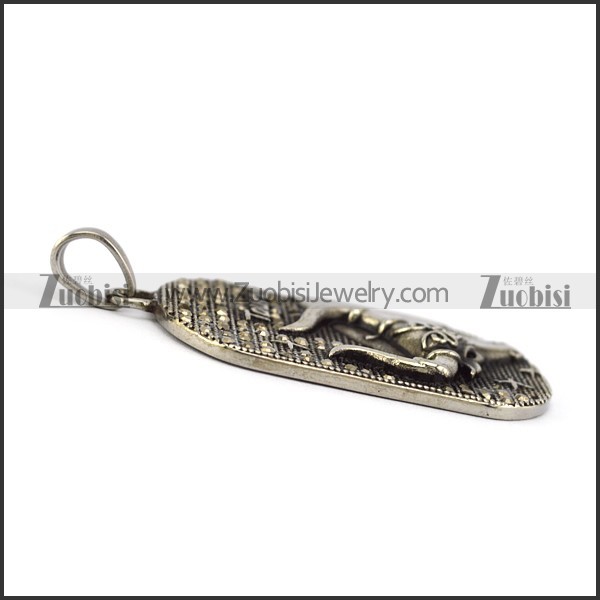 Vintage Taurus Tag Pendant p005788