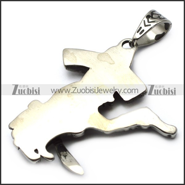 stainless steel casting fat mexican pendant p006715