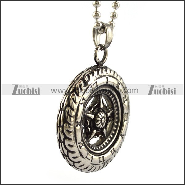 Big Motorcycle Wheel Pendant p005838