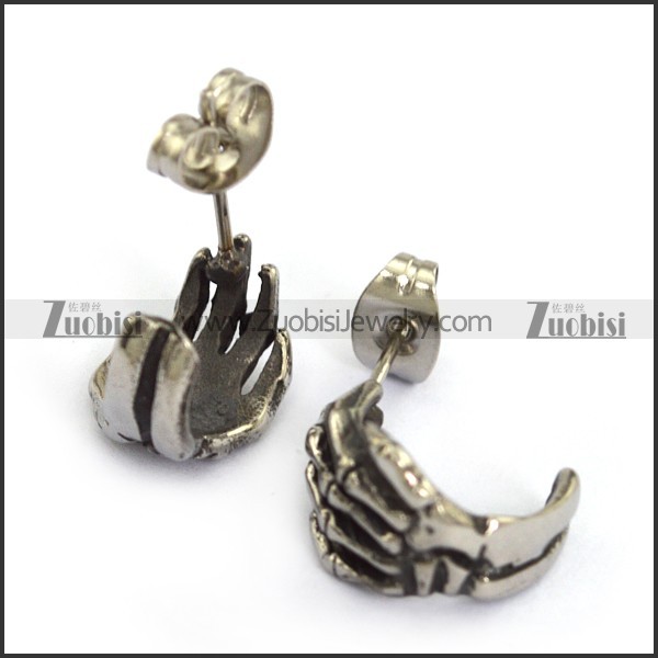 Steel Ghostcrawler Earring e001236