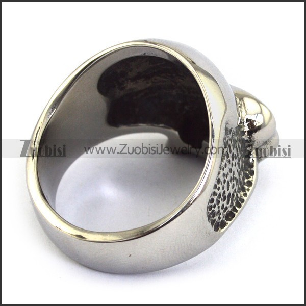 punk skull ring for biker r001147