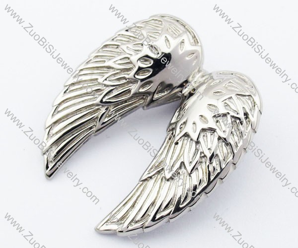 Big Stainless Steel Wing Pendant-JP330052