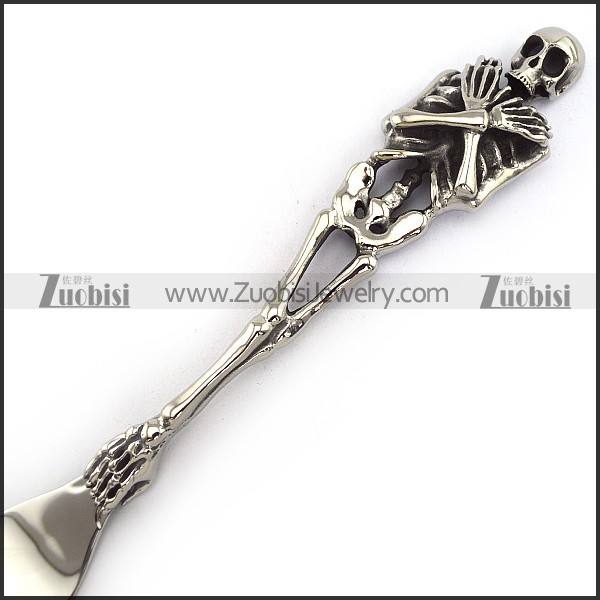 Stainless Steel Dinnerware Skull Fork a000049