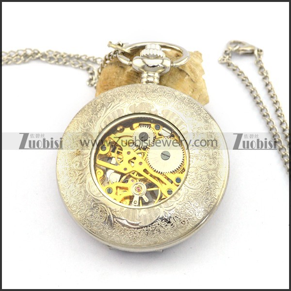 Silver Plated Spider Mechanical Watch pw000505