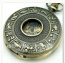 Antique Mechanical Pocket Watch with chain -pw000385
