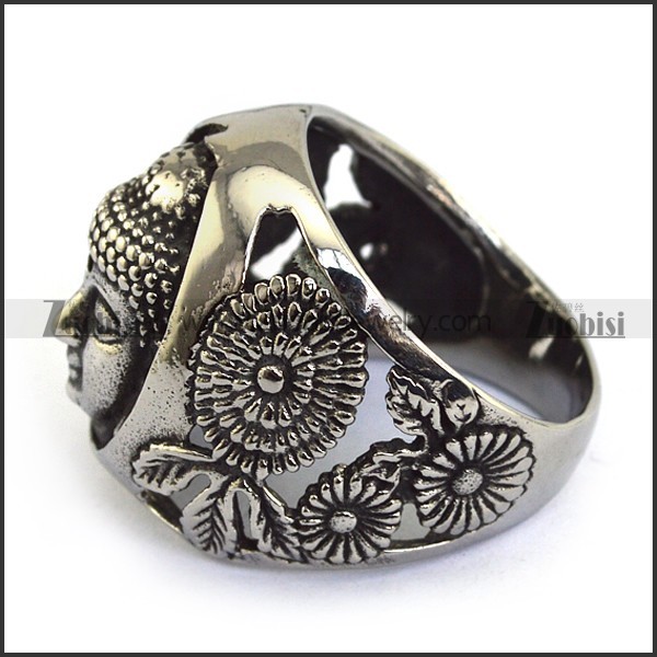 big casting buddha ring r001983