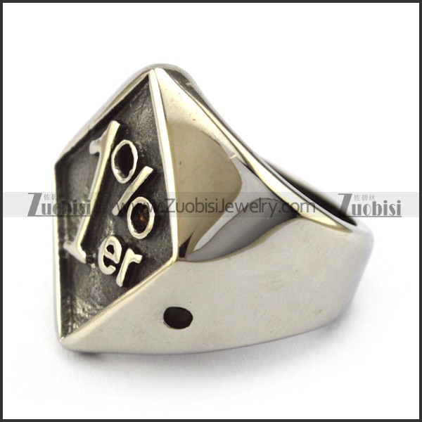 1%er Diamond Biker Ring r004809