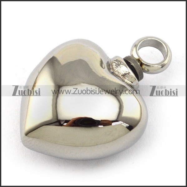 3D Heart Perfume Bottles Charm P003802
